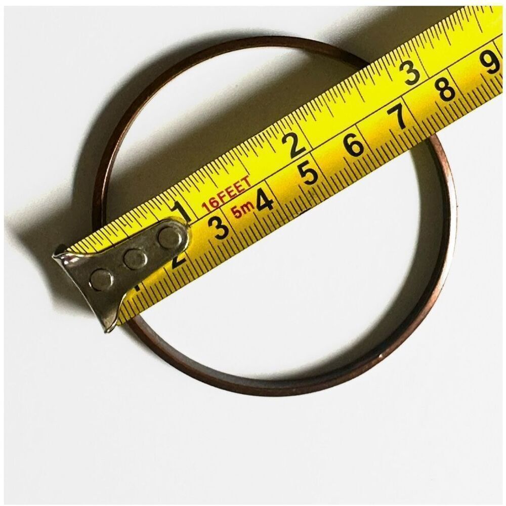 Copper bangle bracelet - Picture 6 of 7